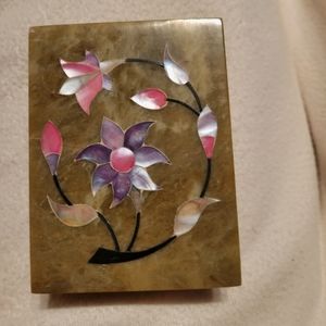 Medium Size Handmade Fetco Soapstone Box